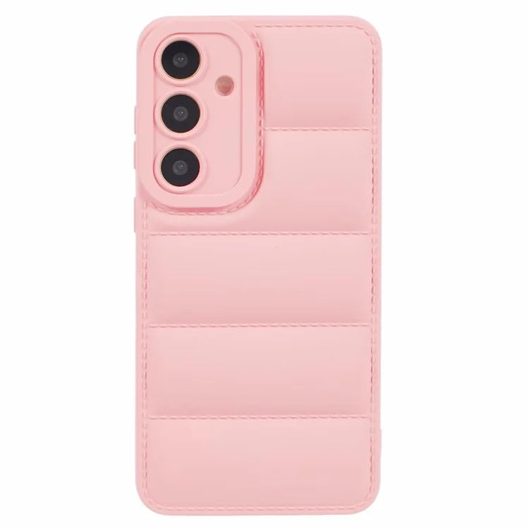 JTW Series For Samsung Galaxy S24 Cover Grid Down Jacket Texture TPU Phone Protective Case