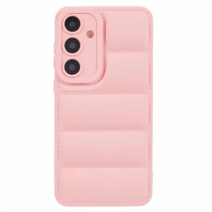 JTW Series For Samsung Galaxy S24 Cover Grid Down Jacket Texture TPU Phone Protective Case