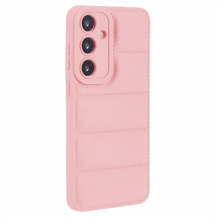 JTW Series For Samsung Galaxy S24 Cover Grid Down Jacket Texture TPU Phone Protective Case