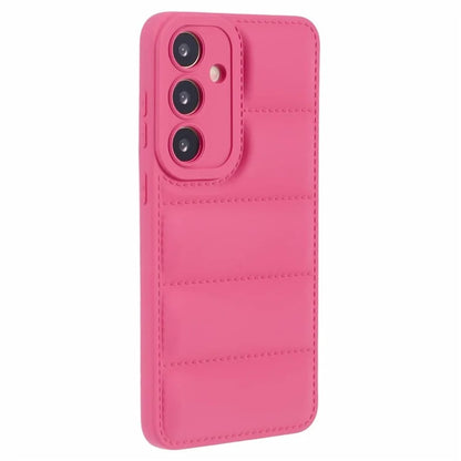 JTW Series For Samsung Galaxy S24 Cover Grid Down Jacket Texture TPU Phone Protective Case