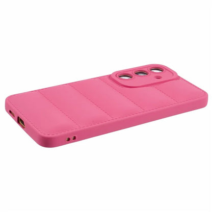 JTW Series For Samsung Galaxy S24 Cover Grid Down Jacket Texture TPU Phone Protective Case
