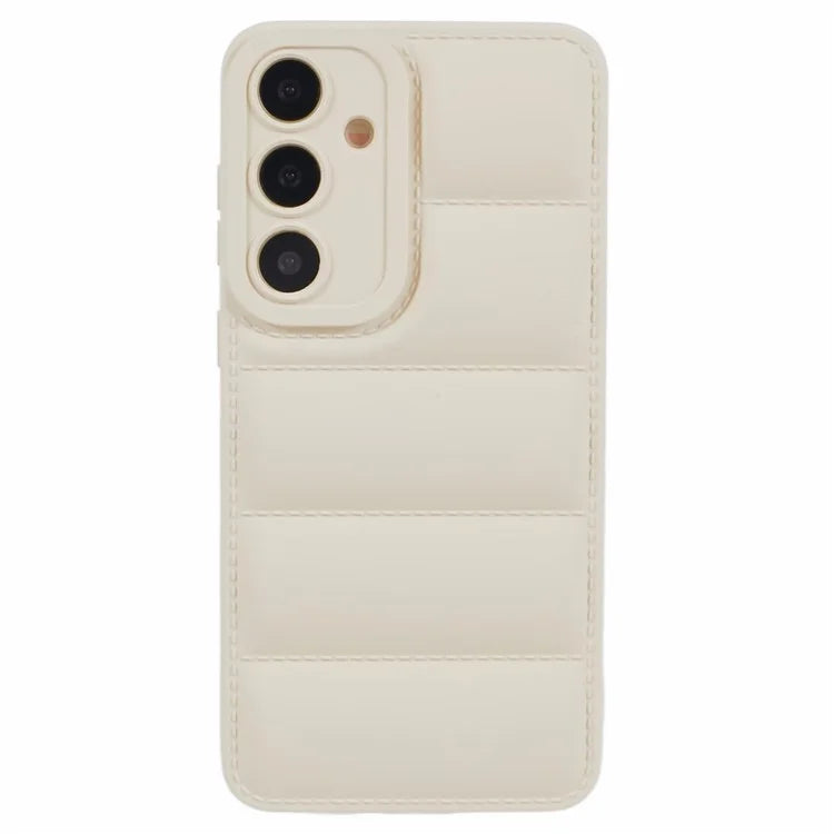 JTW Series For Samsung Galaxy S24 Cover Grid Down Jacket Texture TPU Phone Protective Case