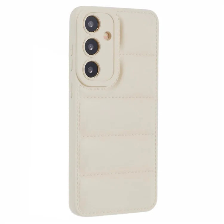 JTW Series For Samsung Galaxy S24 Cover Grid Down Jacket Texture TPU Phone Protective Case