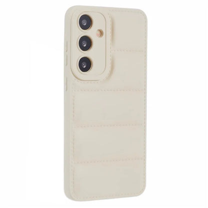 JTW Series For Samsung Galaxy S24 Cover Grid Down Jacket Texture TPU Phone Protective Case