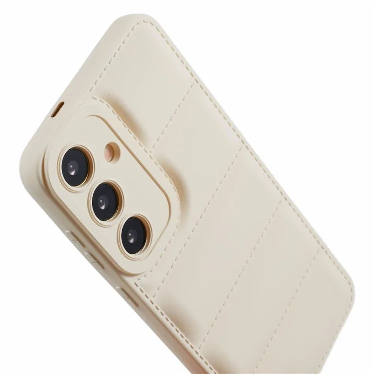 JTW Series For Samsung Galaxy S24 Cover Grid Down Jacket Texture TPU Phone Protective Case