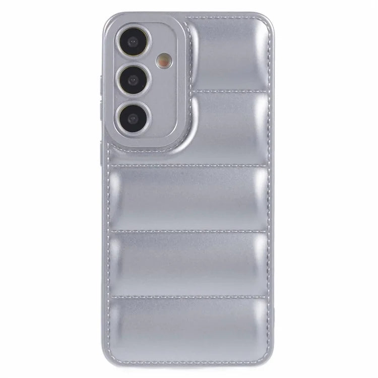 JTW Series For Samsung Galaxy S24 Cover Grid Down Jacket Texture TPU Phone Protective Case