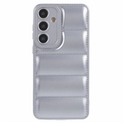 JTW Series For Samsung Galaxy S24 Cover Grid Down Jacket Texture TPU Phone Protective Case