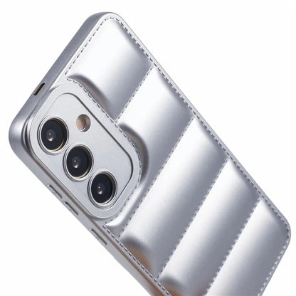 JTW Series For Samsung Galaxy S24 Cover Grid Down Jacket Texture TPU Phone Protective Case