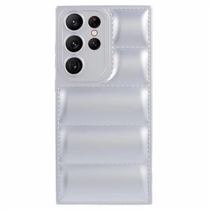 JTW Series For Samsung Galaxy S22 Ultra 5G TPU Cover Down Jacket Design Phone Case