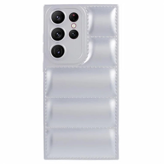 JTW Series For Samsung Galaxy S22 Ultra 5G TPU Cover Down Jacket Design Phone Case