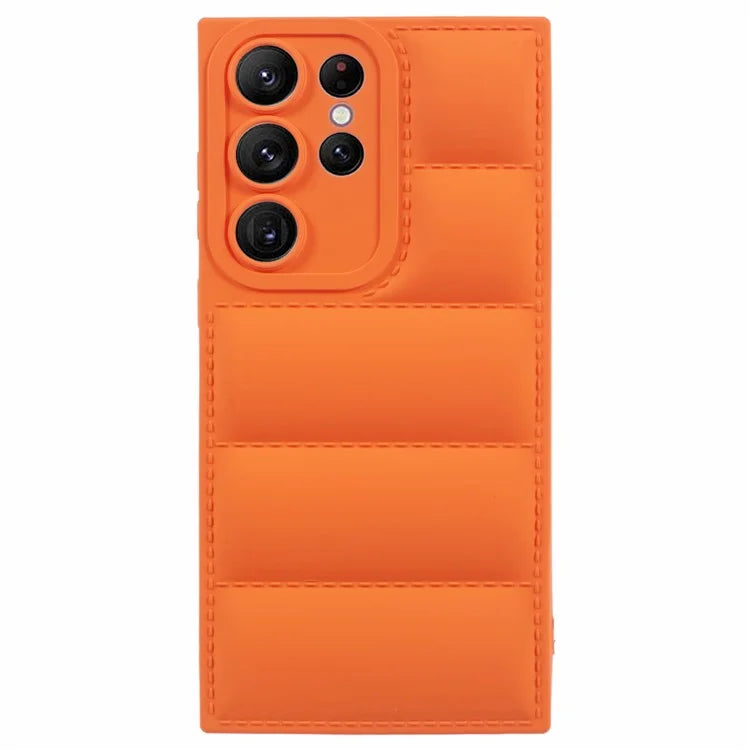 JTW Series For Samsung Galaxy S22 Ultra 5G TPU Cover Down Jacket Design Phone Case
