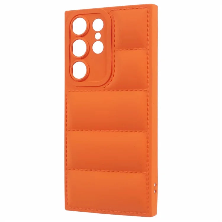 JTW Series For Samsung Galaxy S22 Ultra 5G TPU Cover Down Jacket Design Phone Case