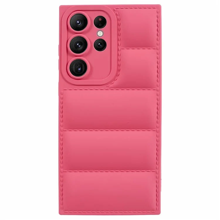 JTW Series For Samsung Galaxy S22 Ultra 5G TPU Cover Down Jacket Design Phone Case