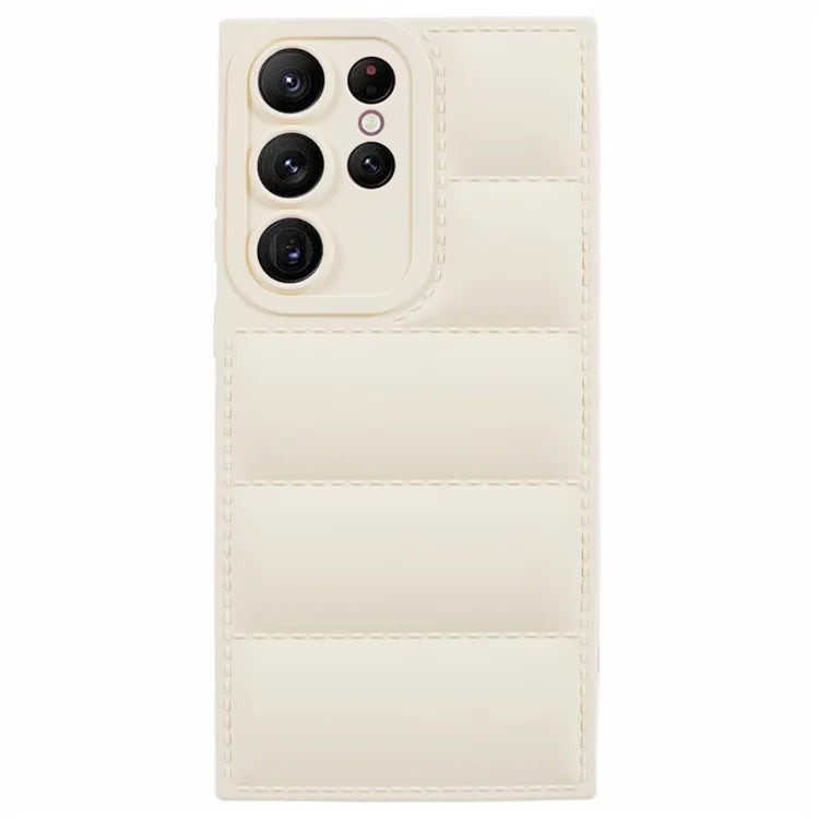 JTW Series For Samsung Galaxy S22 Ultra 5G TPU Cover Down Jacket Design Phone Case