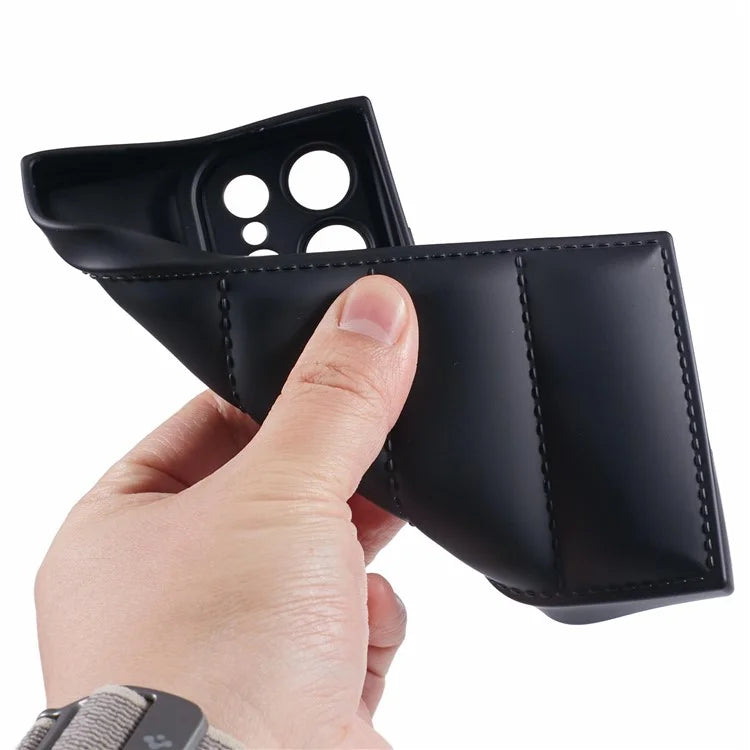 JTW Series For Samsung Galaxy S22 Ultra 5G TPU Cover Down Jacket Design Phone Case