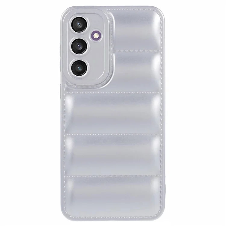 JTW Series For Samsung Galaxy S23 FE Case Down Jacket Design Rubberized Phone Back Protector
