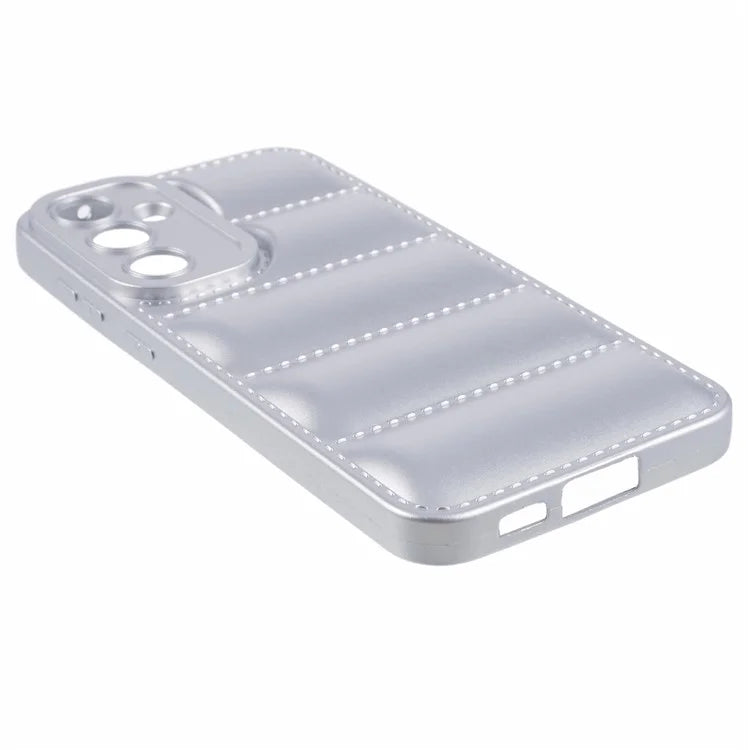 JTW Series For Samsung Galaxy S23 FE Case Down Jacket Design Rubberized Phone Back Protector