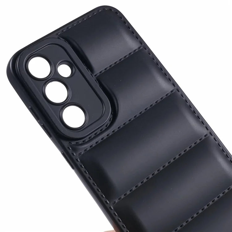 JTW Series For Samsung Galaxy S23 FE Case Down Jacket Design Rubberized Phone Back Protector