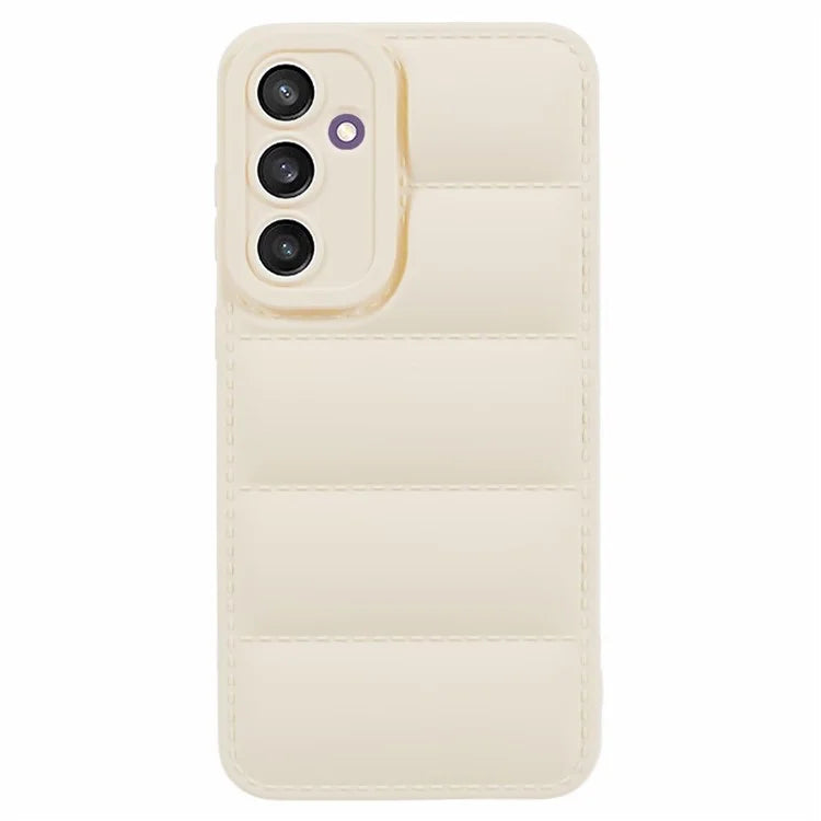 JTW Series For Samsung Galaxy S23 FE Case Down Jacket Design Rubberized Phone Back Protector