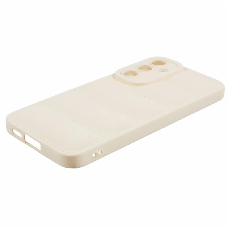 JTW Series For Samsung Galaxy S23 FE Case Down Jacket Design Rubberized Phone Back Protector