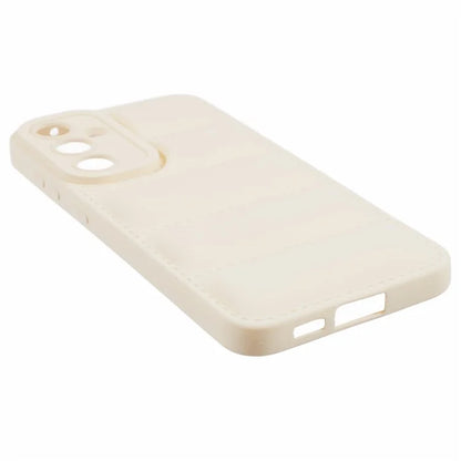 JTW Series For Samsung Galaxy S23 FE Case Down Jacket Design Rubberized Phone Back Protector
