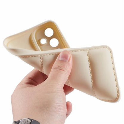 JTW Series For Samsung Galaxy S23 FE Case Down Jacket Design Rubberized Phone Back Protector