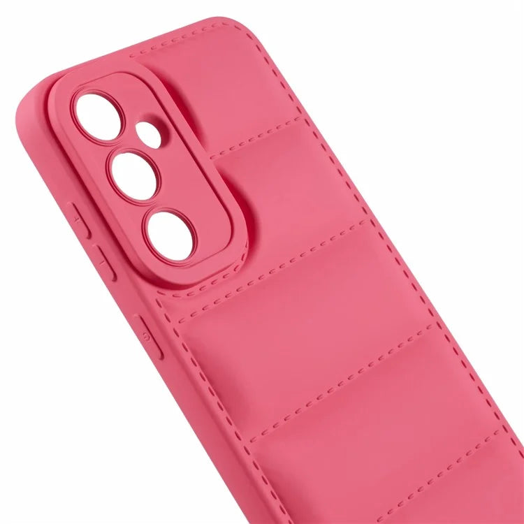 JTW Series For Samsung Galaxy S23 FE Case Down Jacket Design Rubberized Phone Back Protector