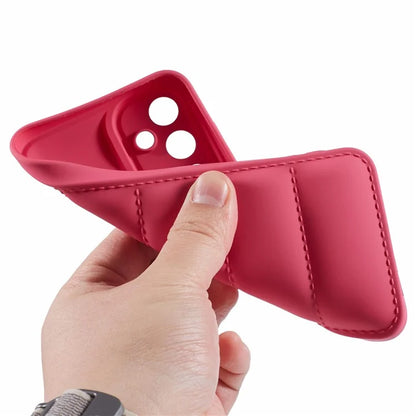 JTW Series For Samsung Galaxy S23 FE Case Down Jacket Design Rubberized Phone Back Protector
