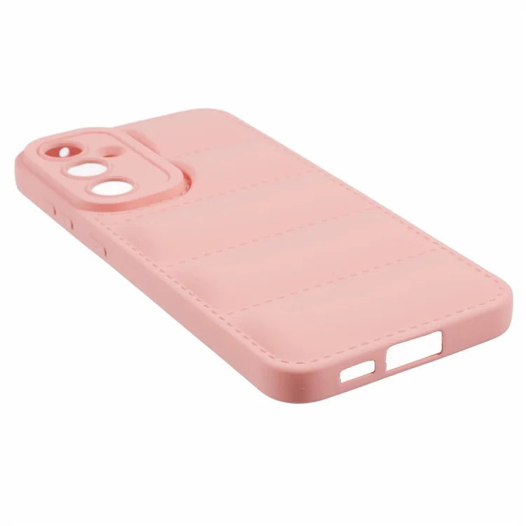 JTW Series For Samsung Galaxy S23 FE Case Down Jacket Design Rubberized Phone Back Protector