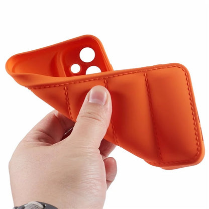JTW Series For Samsung Galaxy S23 FE Case Down Jacket Design Rubberized Phone Back Protector
