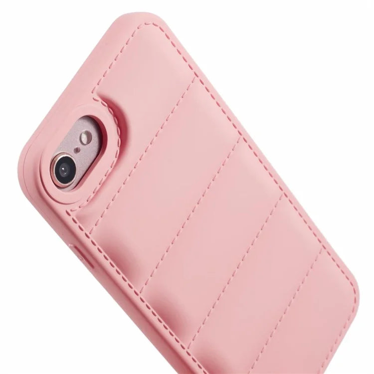 JTW Series For  iPhone 6 / 6s / 7 / 8 / SE (2020) / SE (2022) Rubberized Case Down Jacket TPU Phone Protector