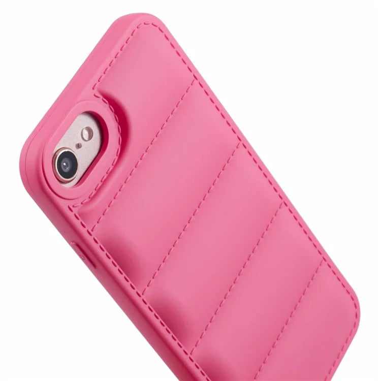 JTW Series For  iPhone 6 / 6s / 7 / 8 / SE (2020) / SE (2022) Rubberized Case Down Jacket TPU Phone Protector