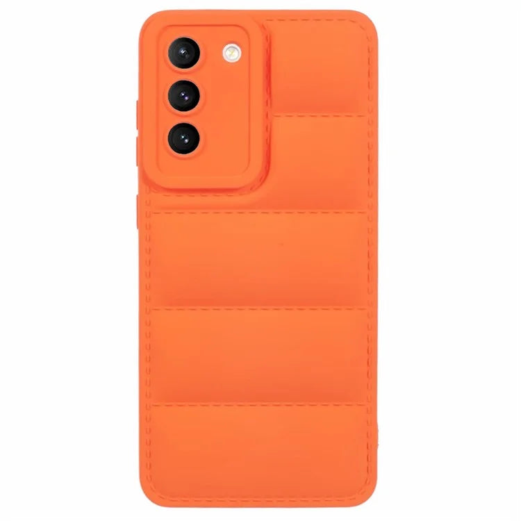 JTW Series For Samsung Galaxy S21 FE 5G Case Down Jacket TPU Drop-proof Phone Protector
