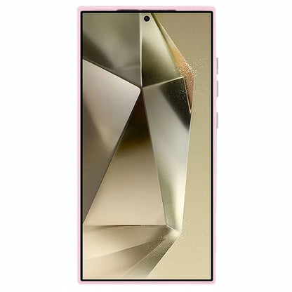 QH Series for Samsung Galaxy S24 Ultra Kickstand Case Silicone Cover Big Lens Hole