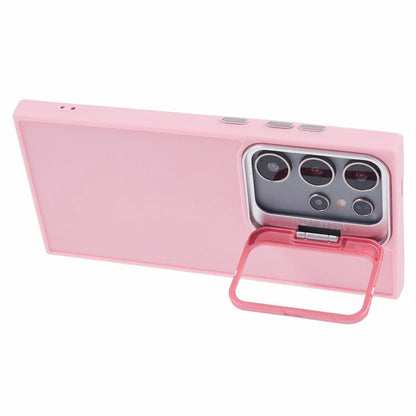 QH Series for Samsung Galaxy S24 Ultra Kickstand Case Silicone Cover Big Lens Hole