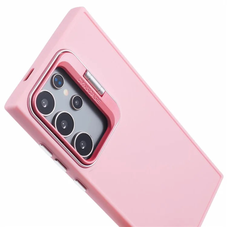 QH Series for Samsung Galaxy S24 Ultra Kickstand Case Silicone Cover Big Lens Hole