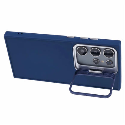 QH Series for Samsung Galaxy S24 Ultra Kickstand Case Silicone Cover Big Lens Hole