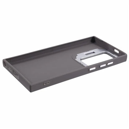 QH Series for Samsung Galaxy S24 Ultra Kickstand Case Silicone Cover Big Lens Hole