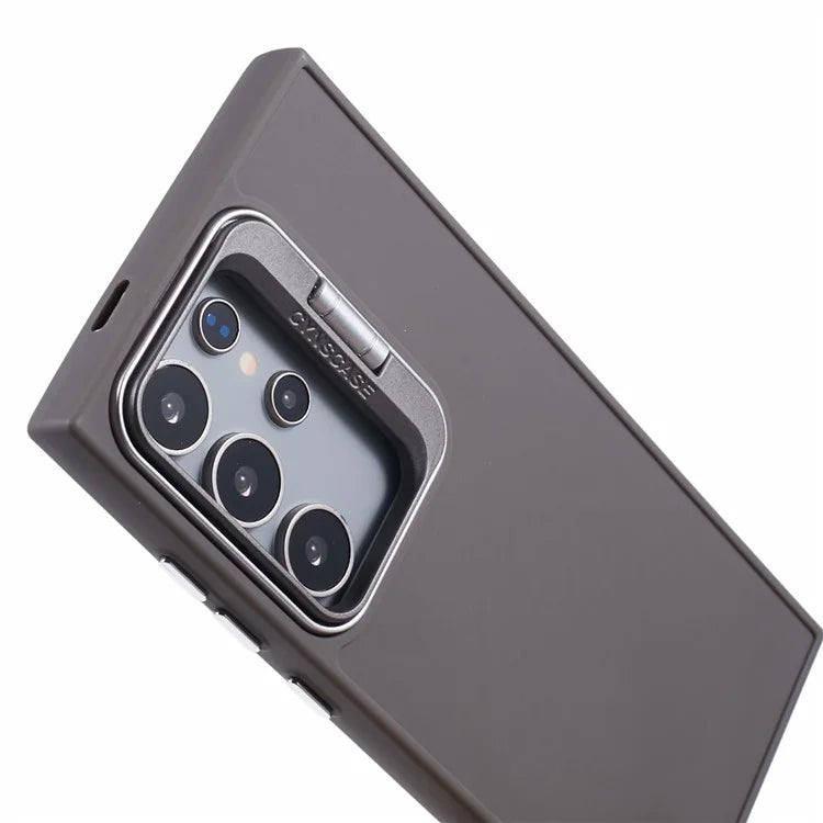 QH Series for Samsung Galaxy S24 Ultra Kickstand Case Silicone Cover Big Lens Hole