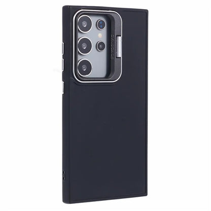 QH Series for Samsung Galaxy S24 Ultra Kickstand Case Silicone Cover Big Lens Hole