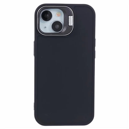 QH Series for iPhone 13 Shockproof Silicone Case Lens Frame Kickstand Phone Cover