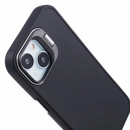 QH Series for iPhone 13 Shockproof Silicone Case Lens Frame Kickstand Phone Cover