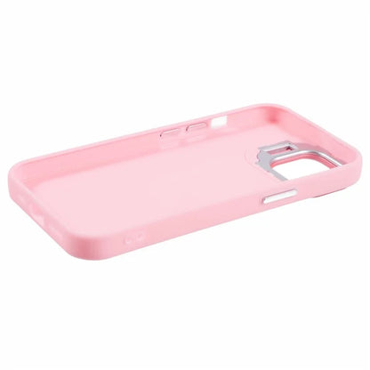 QH Series for iPhone 13 Shockproof Silicone Case Lens Frame Kickstand Phone Cover