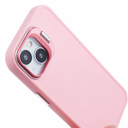 QH Series for iPhone 13 Shockproof Silicone Case Lens Frame Kickstand Phone Cover