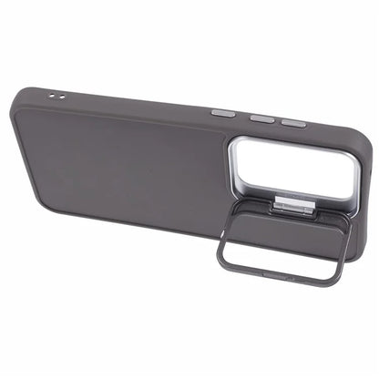 QH Series for Samsung Galaxy A25 5G (Global) (161.0 x 76.5 x 8.3mm) Case Camera Lens Kickstand Silicone Phone Cover