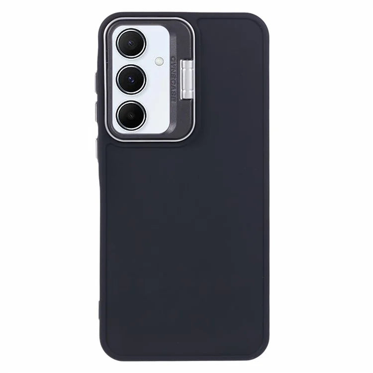 QH Series for Samsung Galaxy A25 5G (Global) (161.0 x 76.5 x 8.3mm) Case Camera Lens Kickstand Silicone Phone Cover