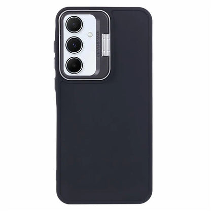 QH Series for Samsung Galaxy A25 5G (Global) (161.0 x 76.5 x 8.3mm) Case Camera Lens Kickstand Silicone Phone Cover