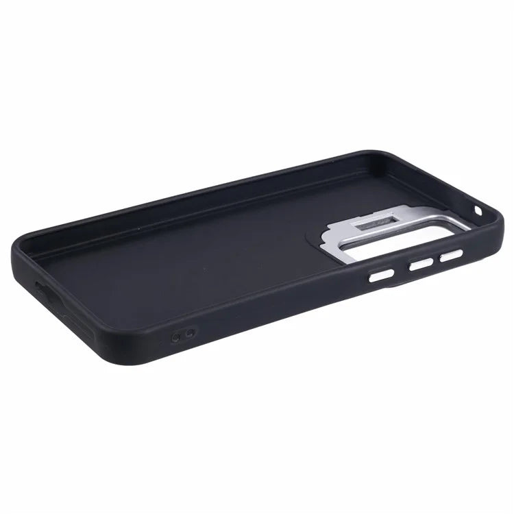QH Series for Samsung Galaxy A25 5G (Global) (161.0 x 76.5 x 8.3mm) Case Camera Lens Kickstand Silicone Phone Cover