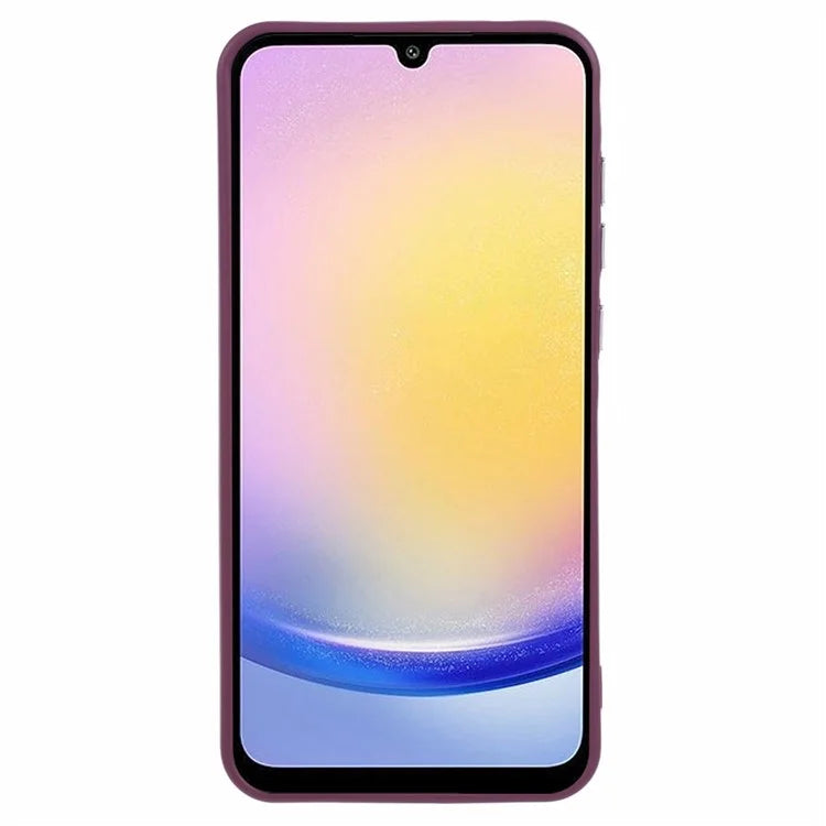 QH Series for Samsung Galaxy A25 5G (Global) (161.0 x 76.5 x 8.3mm) Case Camera Lens Kickstand Silicone Phone Cover