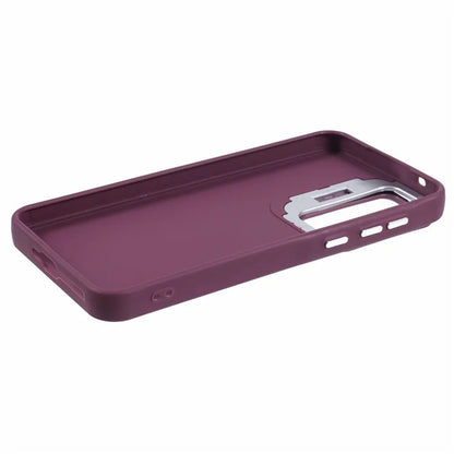 QH Series for Samsung Galaxy A25 5G (Global) (161.0 x 76.5 x 8.3mm) Case Camera Lens Kickstand Silicone Phone Cover